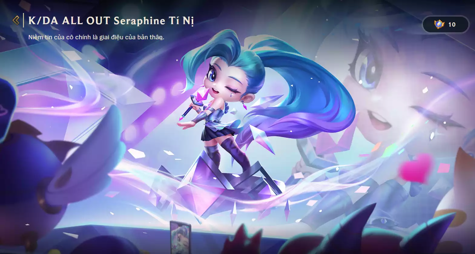 ACC CLONE TFT: Seraphine KDA/ALL Out, Mail ảo chưa xác minh
